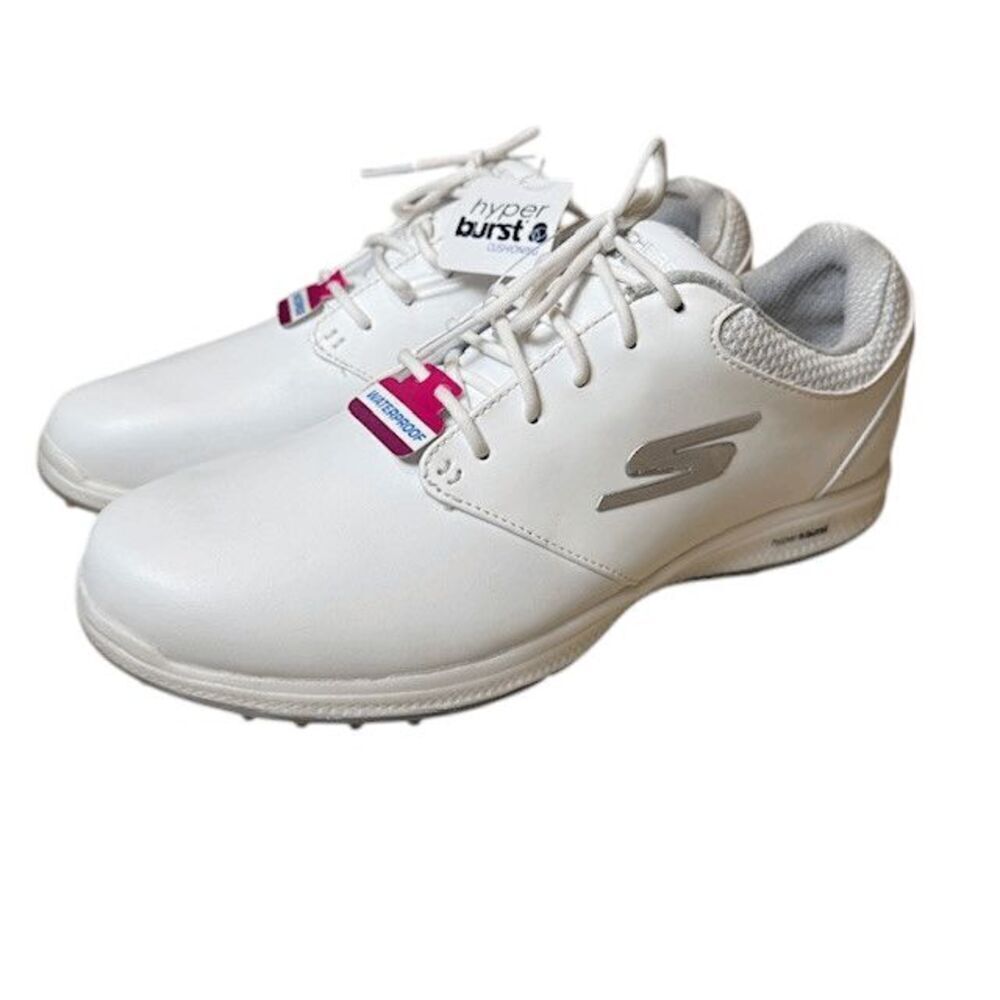 NWT Skechers Women's Go Golf‎ Elite 4 Hyper Burst Golf Shoes White Size 9.5